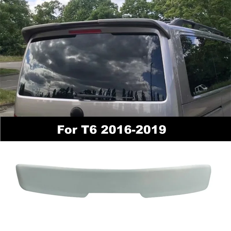 

ABS Tailgate Rear Spoiler Wing Lip Rear Trunk Spoiler For VW T6 Transporter Caravelle 2016-2019 Grey Primer Finish