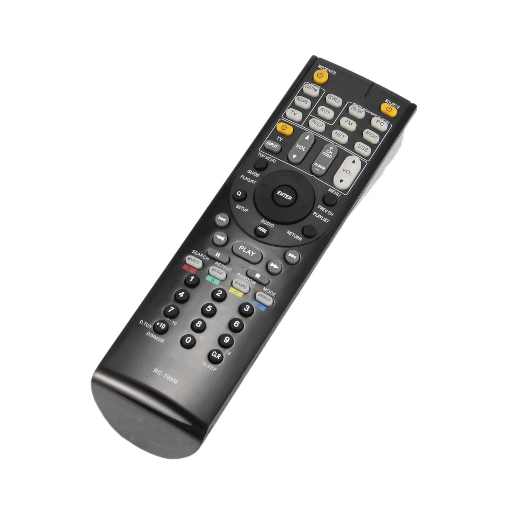 A57G-Remote Control for Onkyo RC-799M HT-R391 HT-R558 HT-R590 HT-R591 HT-S5500 RC-834M RC-737M RC-812M RC-801M RC-803M