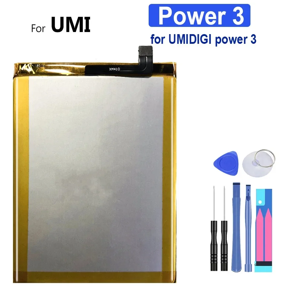 High Capacity Battery 5150mAh-6150mAh For UMI Umidigi Power 7 7S 5 3 Portable batteries