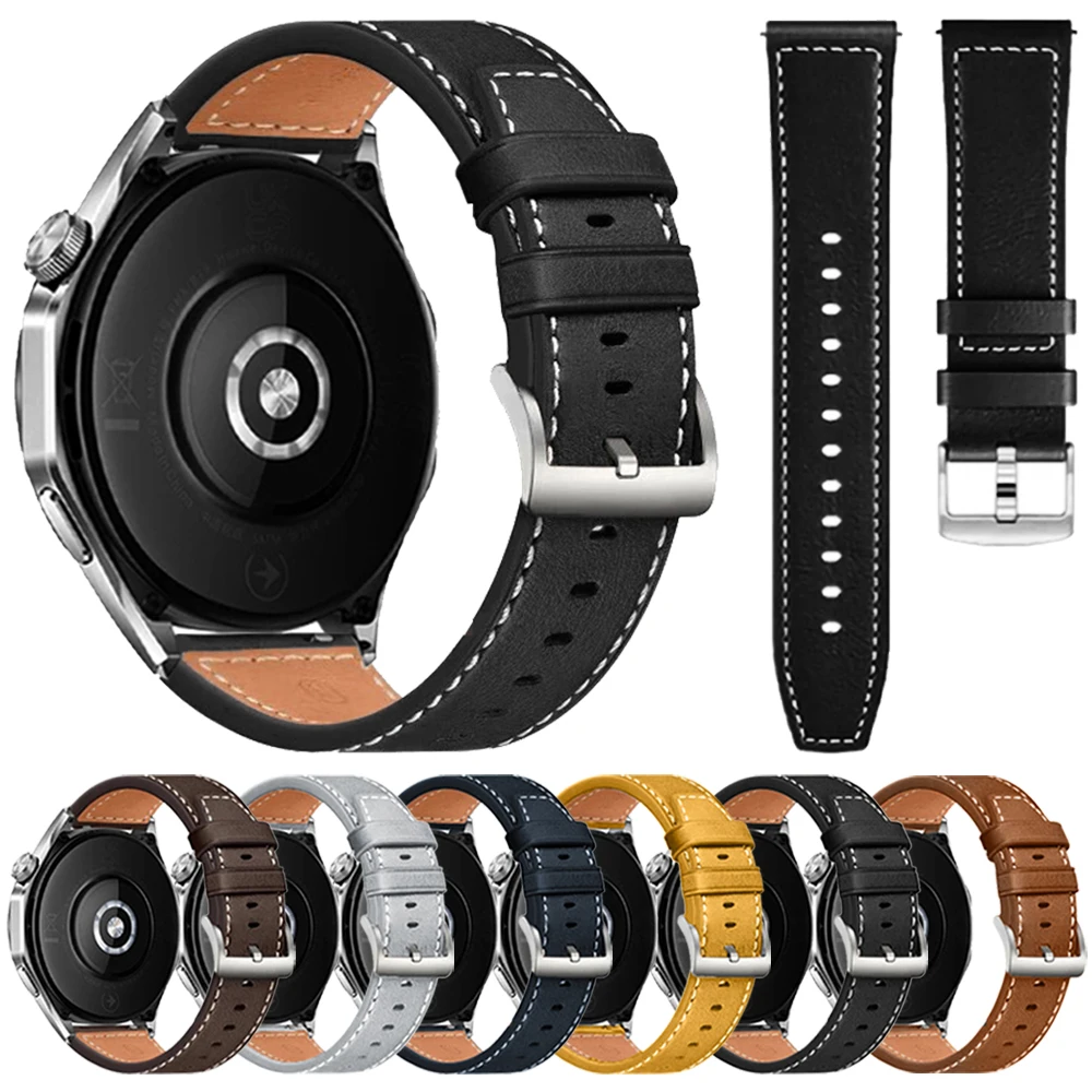 Correa de cuero para Garmin Venu 3 Band para Garmin Venu 2 Plus Sq 2 Forerunner 265 255 245 165 pulsera musical 20mm 22mm correas de reloj