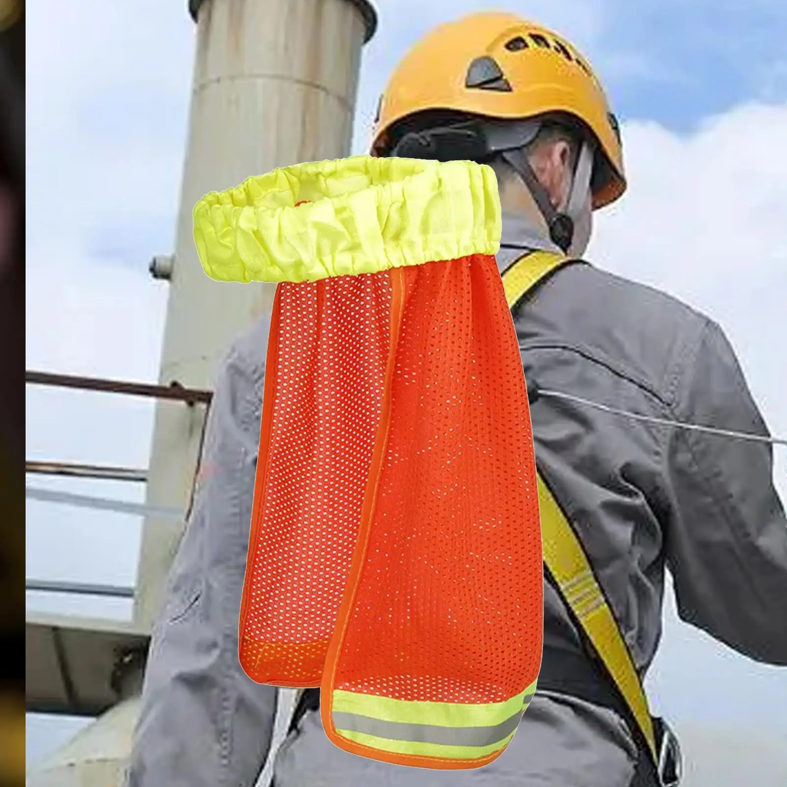 

Neck Flap Hard Hat Neck Shade Safety Helmet Breathable Lightweight Neck Shield Cover Sun Protection for Outdoor Activities