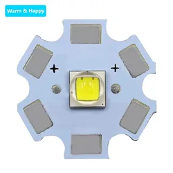 3W 5W 10W 18W T6 XML2 pièces de lampes de poche LED haute puissance bricolage 3.5x3.5mm/5x5mm XHP50 LED 3V perle pour accessoires de vélo lampe frontale