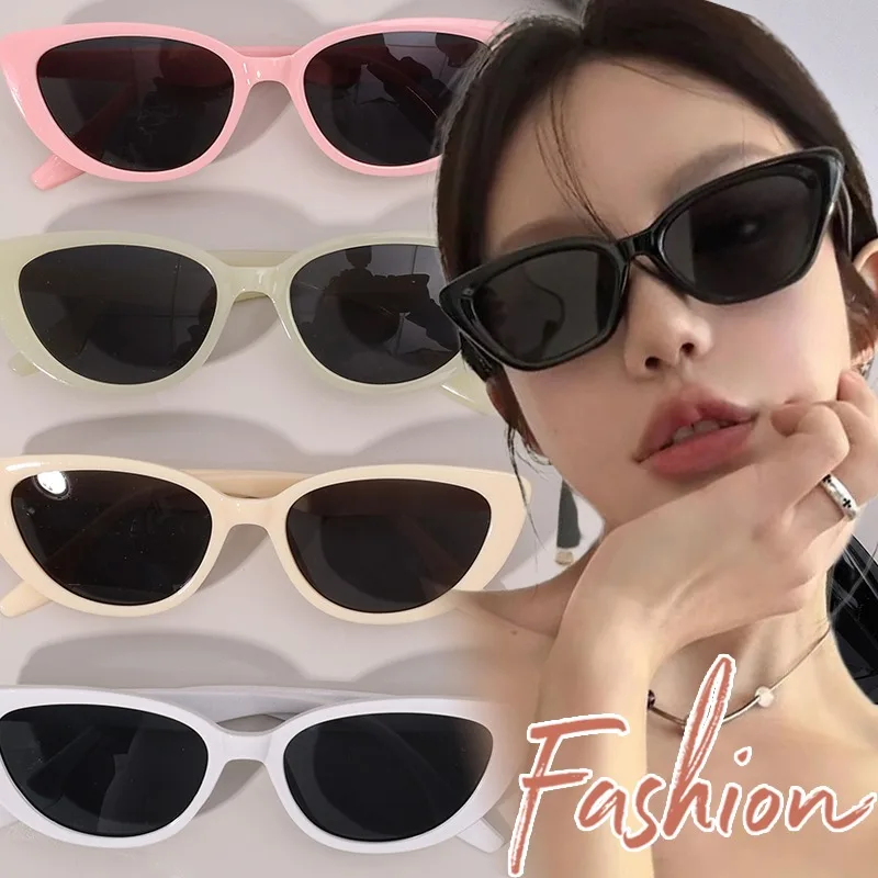 New Pink Women Cat Eye Sunglasses Retro Premium Sun Glasses Men Sun Protection Fashion Eyewear Luxury Brand Design Uv400