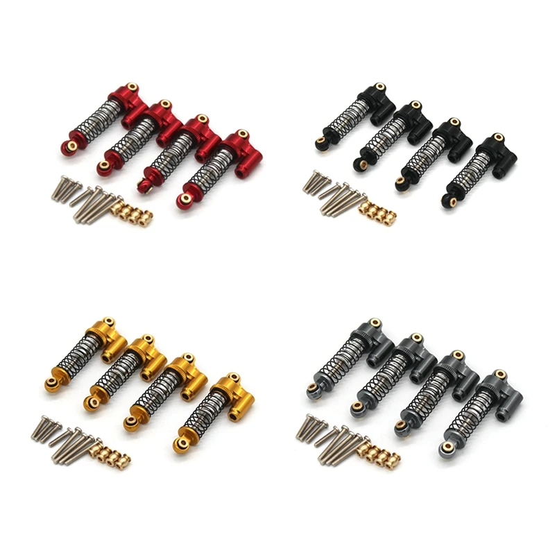 1 Set Shock Absorber Hydraulic Shock Absorber For FMS 1/18 Watchman FJ Kuluze Red  Desert Storm Remote Control Car Red