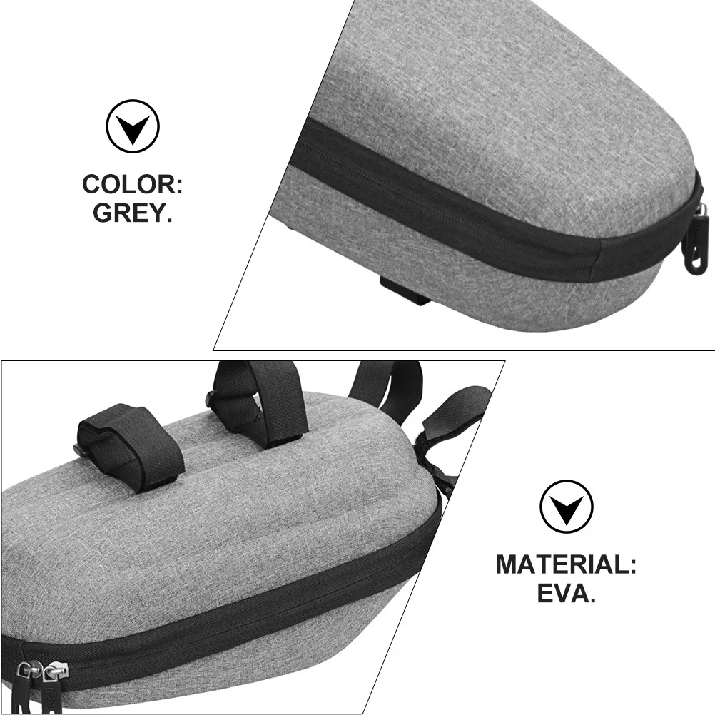 1Pcs Electric Scooter Handlebar Bag Eva Lightweight Durable Multifunctional Storage Pouch for Phone Water Bottle