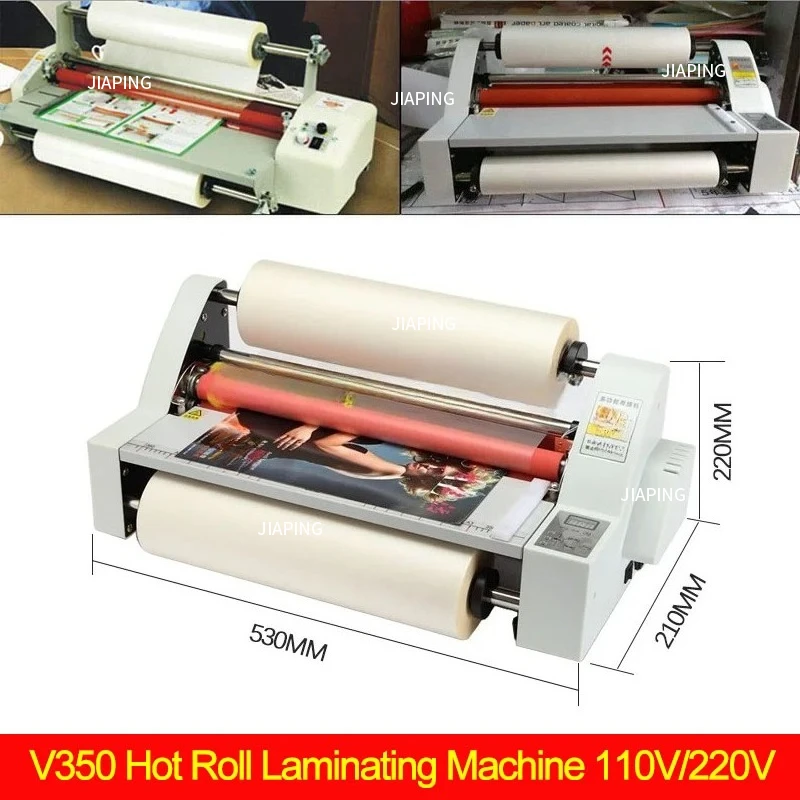 

Suitable for V350 Cold and Hot laminator Hot Roll Laminating Machine electronic temperature control Speed Adjustable 220v