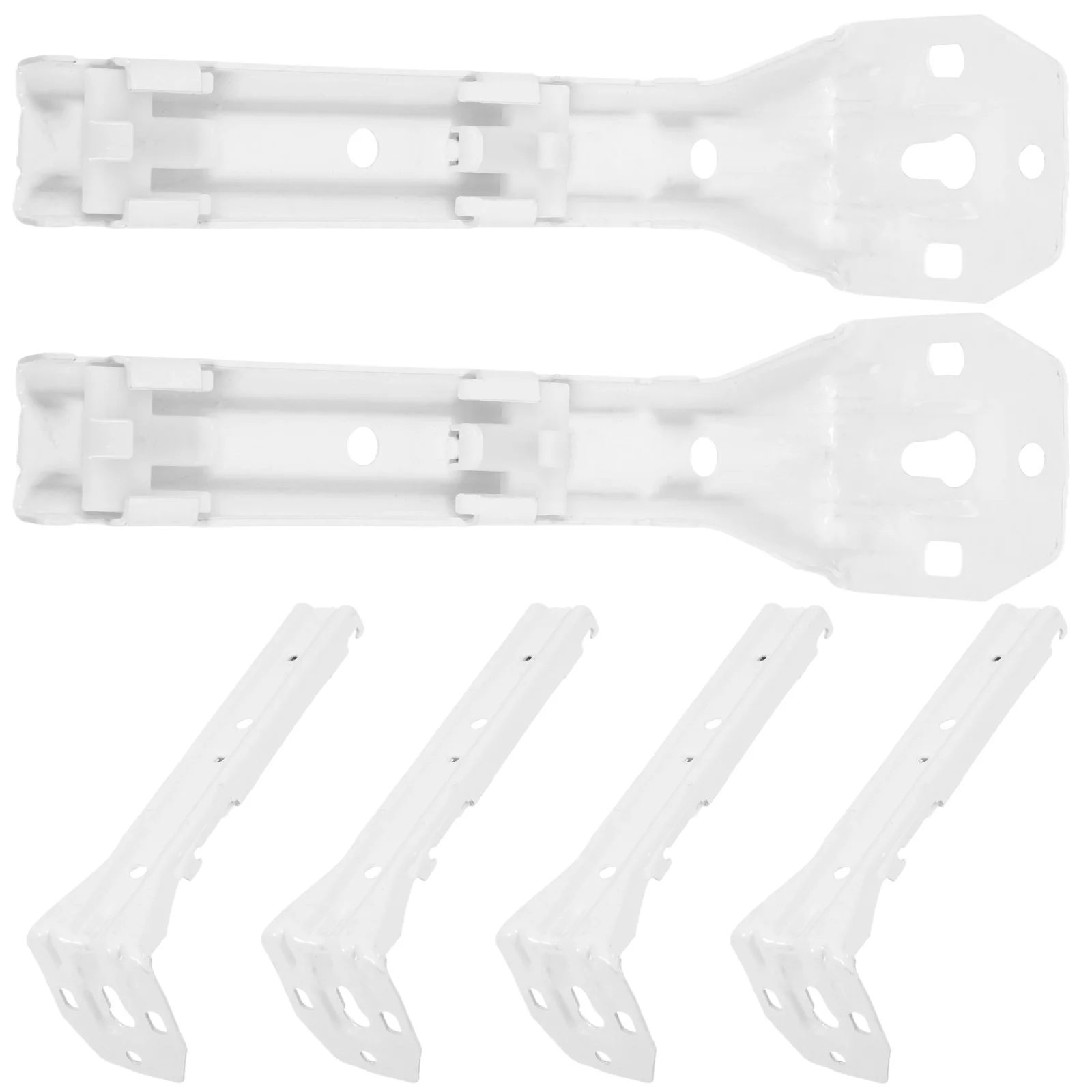 

6 Pcs Ceiling Curtain Track Mounting Bracket Studio Rail Supply Wall Brackets Metal Elaborate Design Installation Code