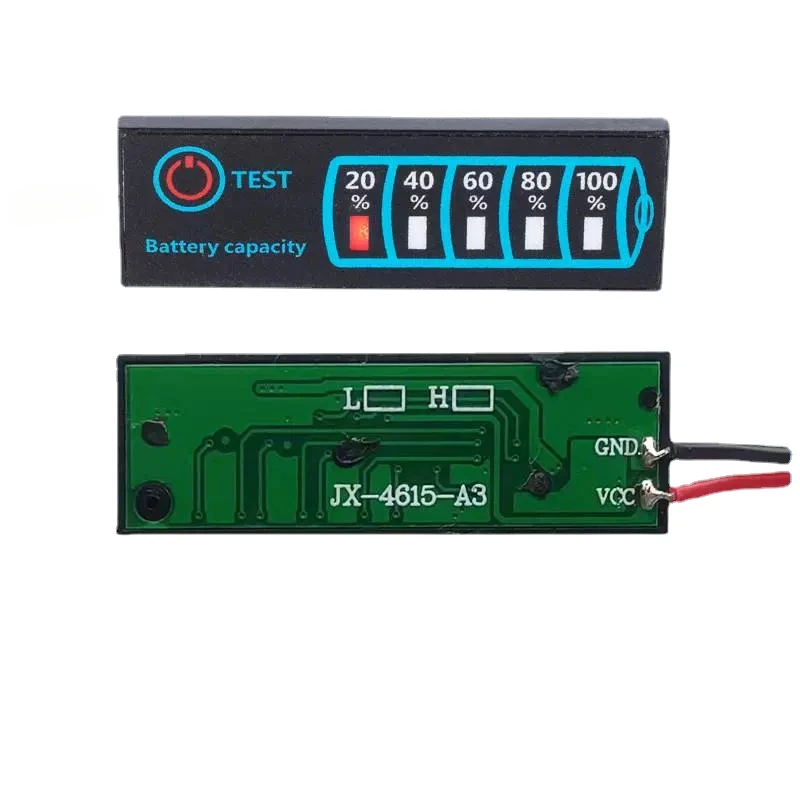 1S-8S 18650 Li-ion Lipo Lithium 5-30V Lead Acid Battery Level Indicator Tester LCD Display Meter Module Capacity Voltage Meter