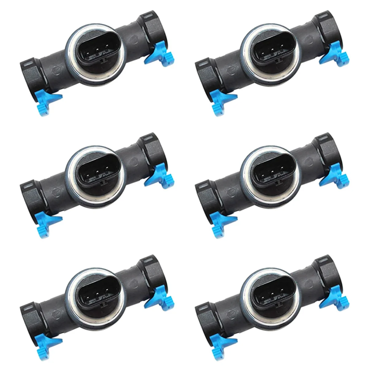 6X Automobile Fuel Pressure Sensor for Volvo MK3 V40 V60 V70 T3 2,0 S60 V90 XC60 31432653