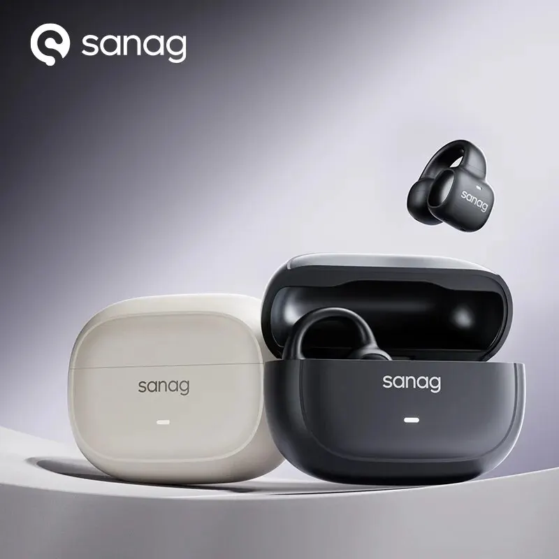 Sanag S3s Open Ear Bluetooth Earphones IPX4 Waterproof Wireless Headset 7 Hours Playback Headphones 360° Air Stereo Tws Earbuds