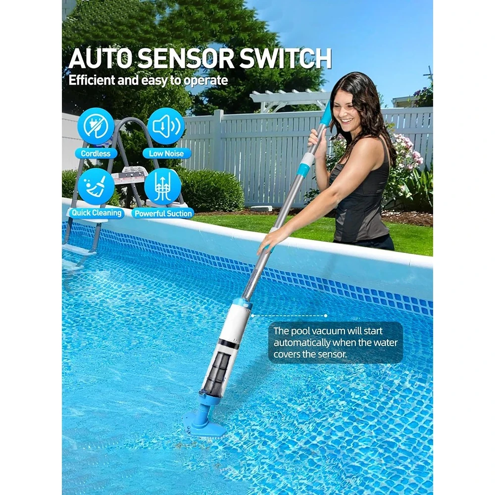 3 in 1 Cordless Rechargeable P - đánh giá và giá Pool Vacuum Manual