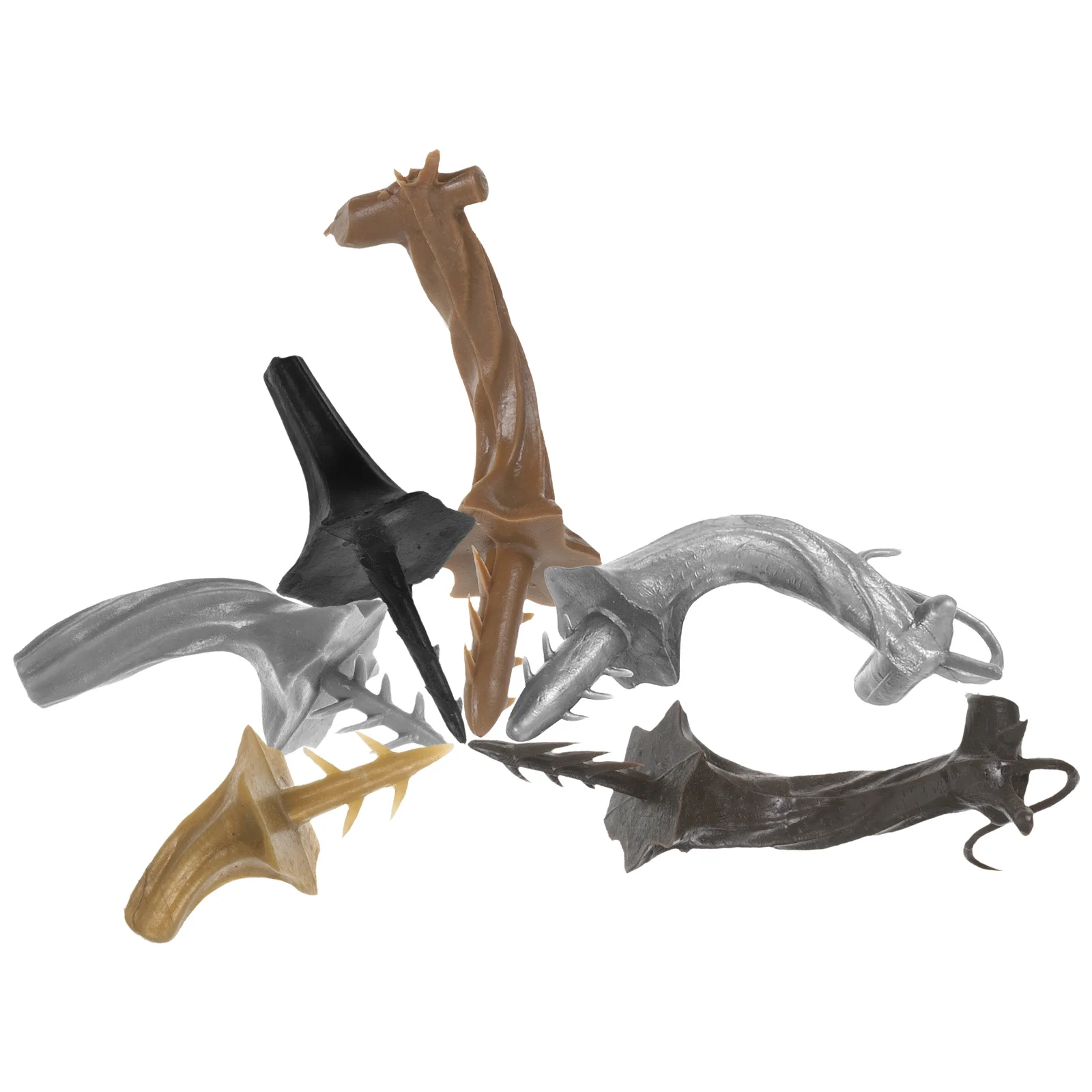 

4Pcs Pumpkin Stem Decoration Plastic Fake Pumpkin Handles DIY Halloween Thanksgiving Jack O Lantern Ornaments Fall Decor