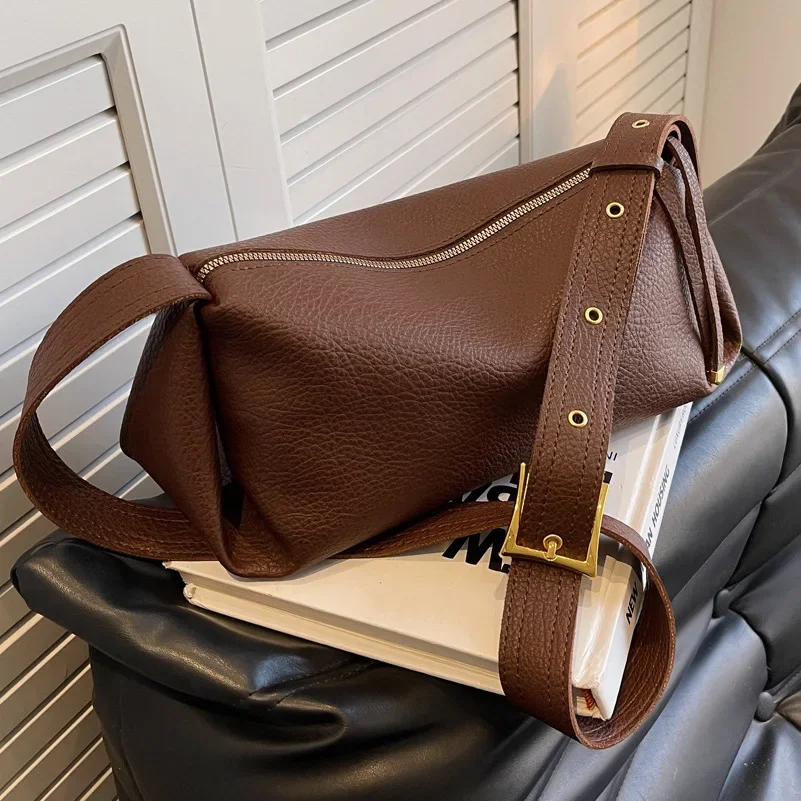 Autumn and Winter Advanced Texture Bag Women\'s Large Capacity Small Crossbody Bag Pillow Bag