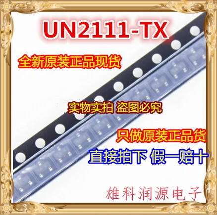 10Pcs UN2111-TX UN2111 SOT-23