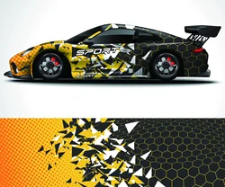 Car Side Decal Racing Sport Door Styling Vinyl Colour Long Stripe Graphics Skirt Stickers for Any Car Size Car Body Decoration