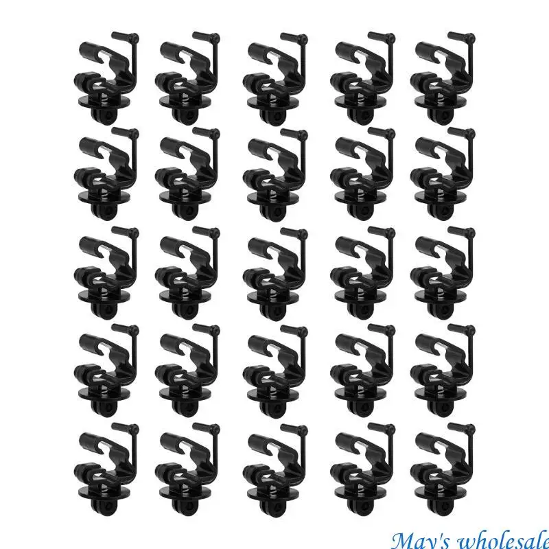25Pcs T Post Insulators for Ranchers Lock Designs Easy Installation Daily Use 448A