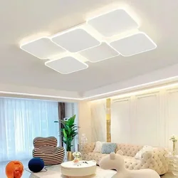 Modern LED Ceiling Chandelier Lamp For Living Dining Room Bedroom Balcony Home Decor Indoor Intelligent Lighting Fixture Lustre