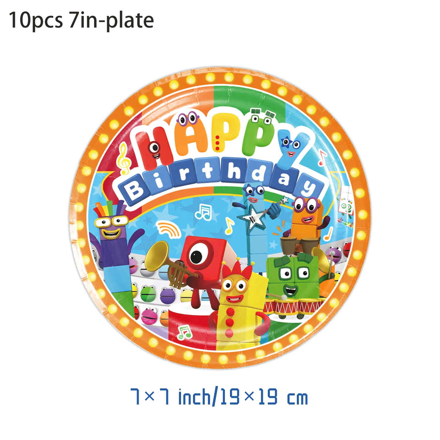 Number Building Blocks Birthday Party Decorations Cup Plate Napkin Tablecloth Banner Balloon for Kids Baby Shower Supplies Gifts image 3