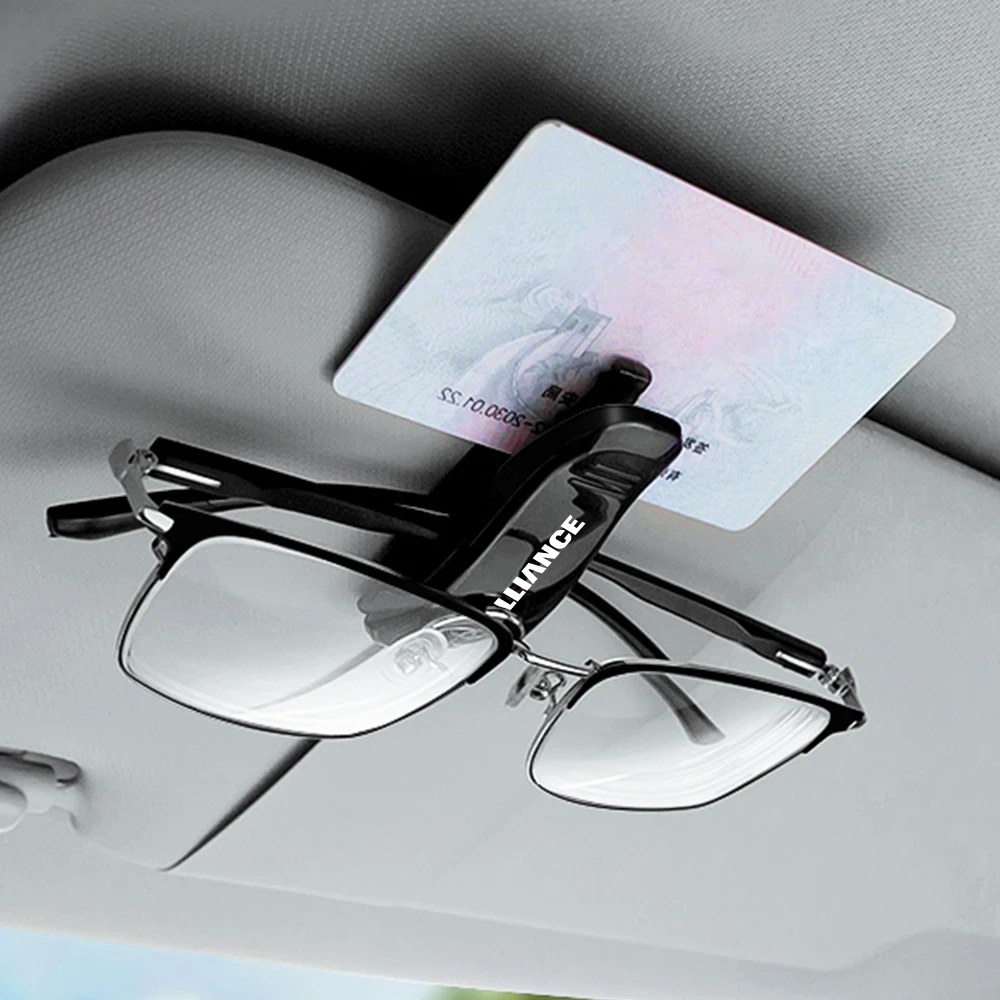 For Brilliance M2 V3 V5 H230 H320 H530 Car Glasses Clip Sun Visor Sunglasses Card Holder Auto Interior Decoration Accessories