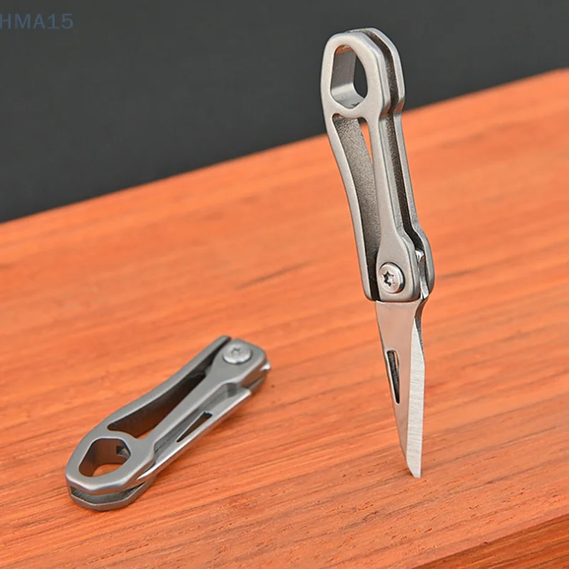 Mini Folding Knife Sharp Outdoor Carry-on Keychain Pendant Gift Unpacking Express Tool