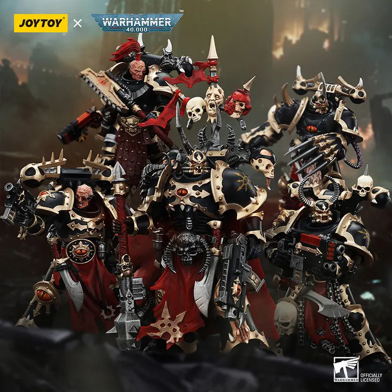 

JOYTOY Dark Source Warhammer Chaos Interstellar Warrior God Selected Warrior Fallen Lord Sever Мобильная коллекционная фигурка, праздничный подарок