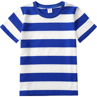 Contrasting Colors Stripes Design Tee Shirts O-neck Short Sleeve Leisure Men And Women's 2024 Summer New Clothing Classic Tee