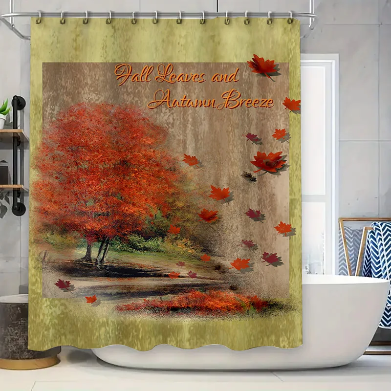 

Beach Shower Curtain Printed Blue Ocean Waves Modern Home Decor Waterproof Bath Rug Cover for Bathroom Tiles