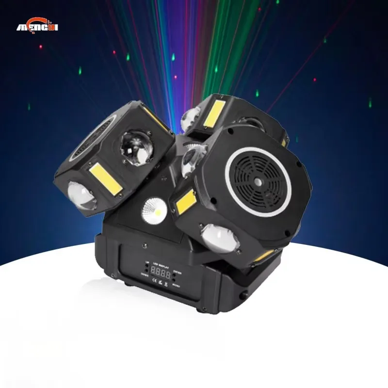 

Three Head Fire Wheel Moving Head Light 12pcs of Beam Dmx512 Control for Disco Dj Ktv Bar Nightclub Stage Lights
