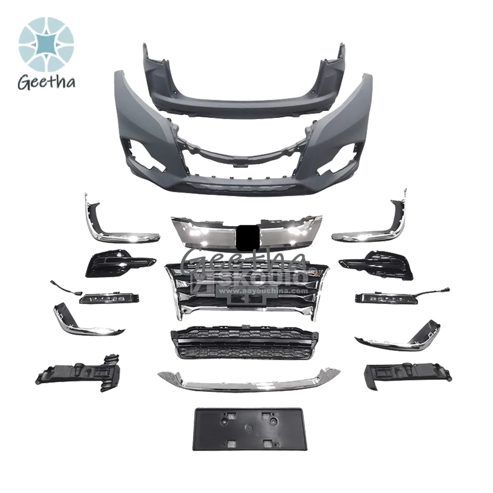 

SKOUIO-V7 ODM Upgrade Conversion Front Grille Rear Bumper Front Lip Side Skirts Body Kit For Honda Odyssey 2015-2021