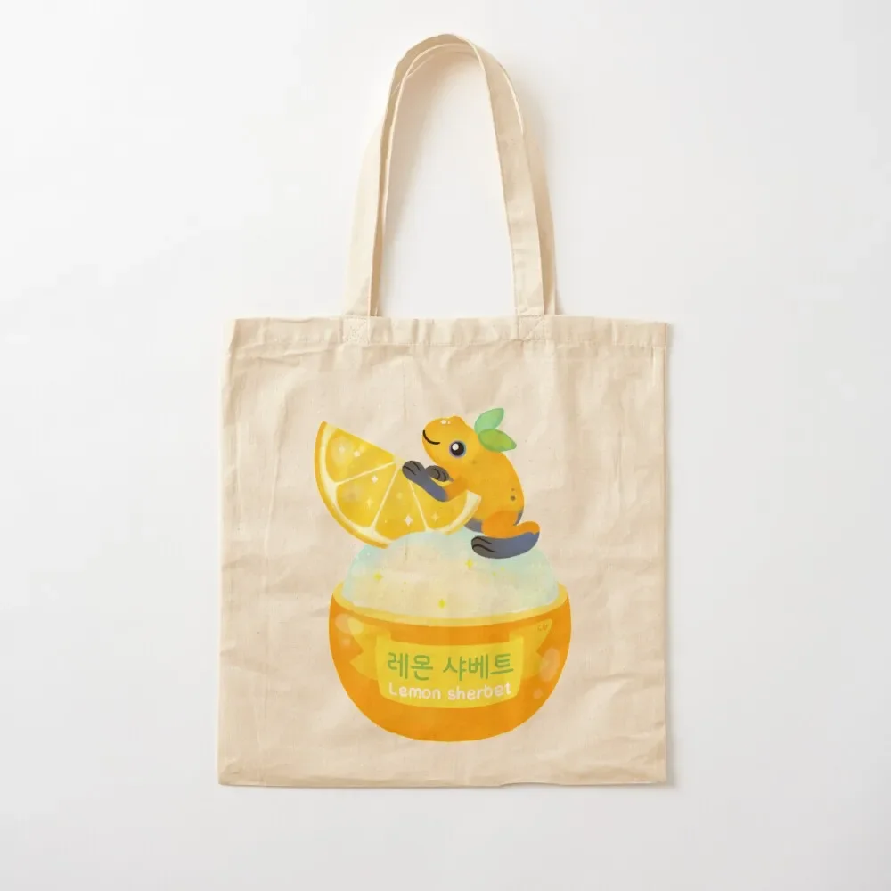 Golden Poison Lemon Sherbet 2 Tote Bag Tas Kain Tote Pribadi Wanita Tas Dapat Digunakan Kembali Tas Tote Custom