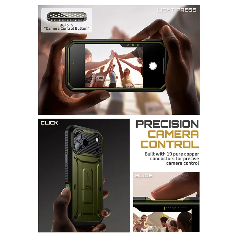 Etui SUPCASE For iPhone 17 Pro Case 6.3" (2025) UB Pro, wytrzymałe, pełne etui ochronne na telefon z wbudowaną osłoną ekranu — zdjęcie produktu 4