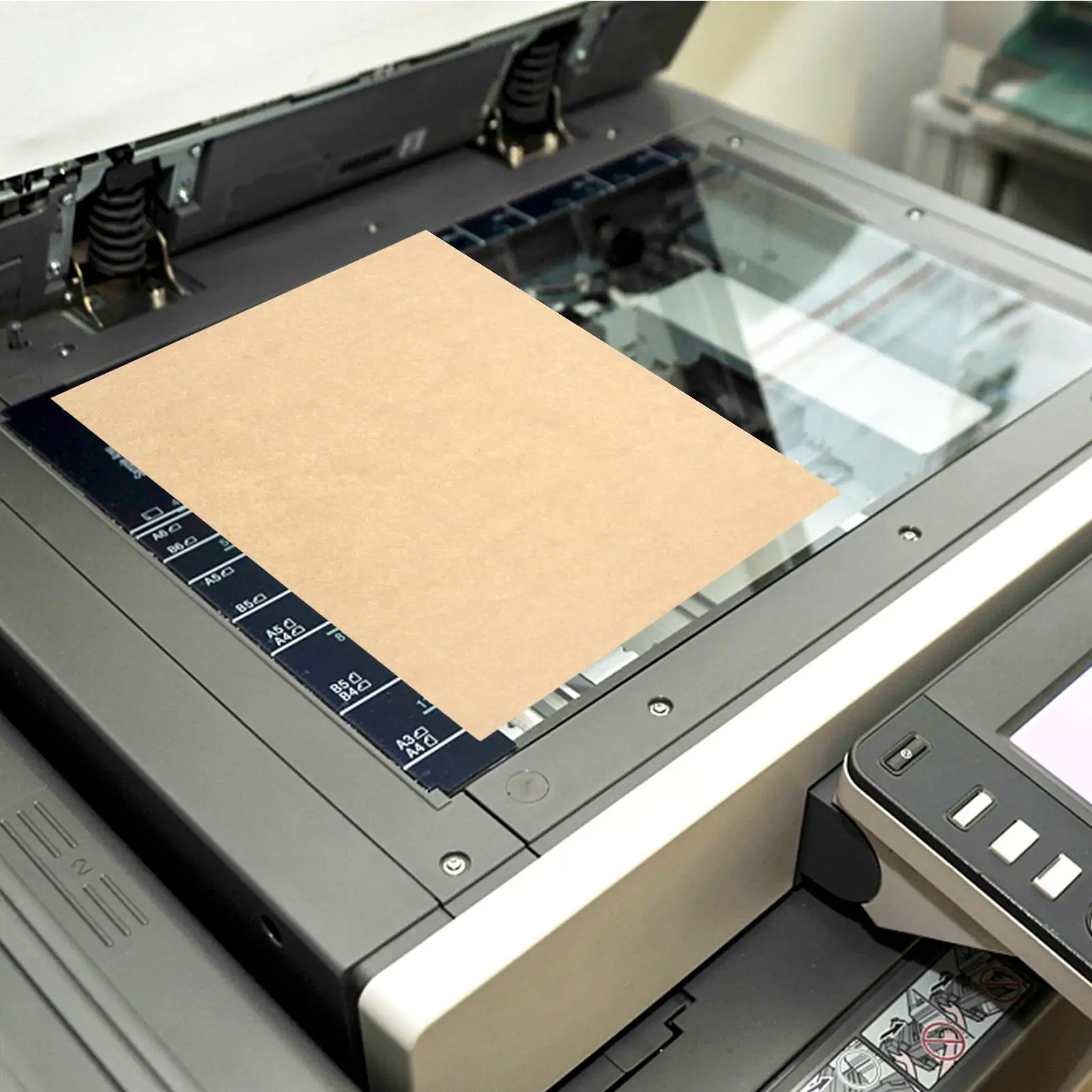 50Pcs A4 Paper Unbleached Light Brown Writing Paper Printing Paper Letter Paper Parchment Style Document Envelope Kraft