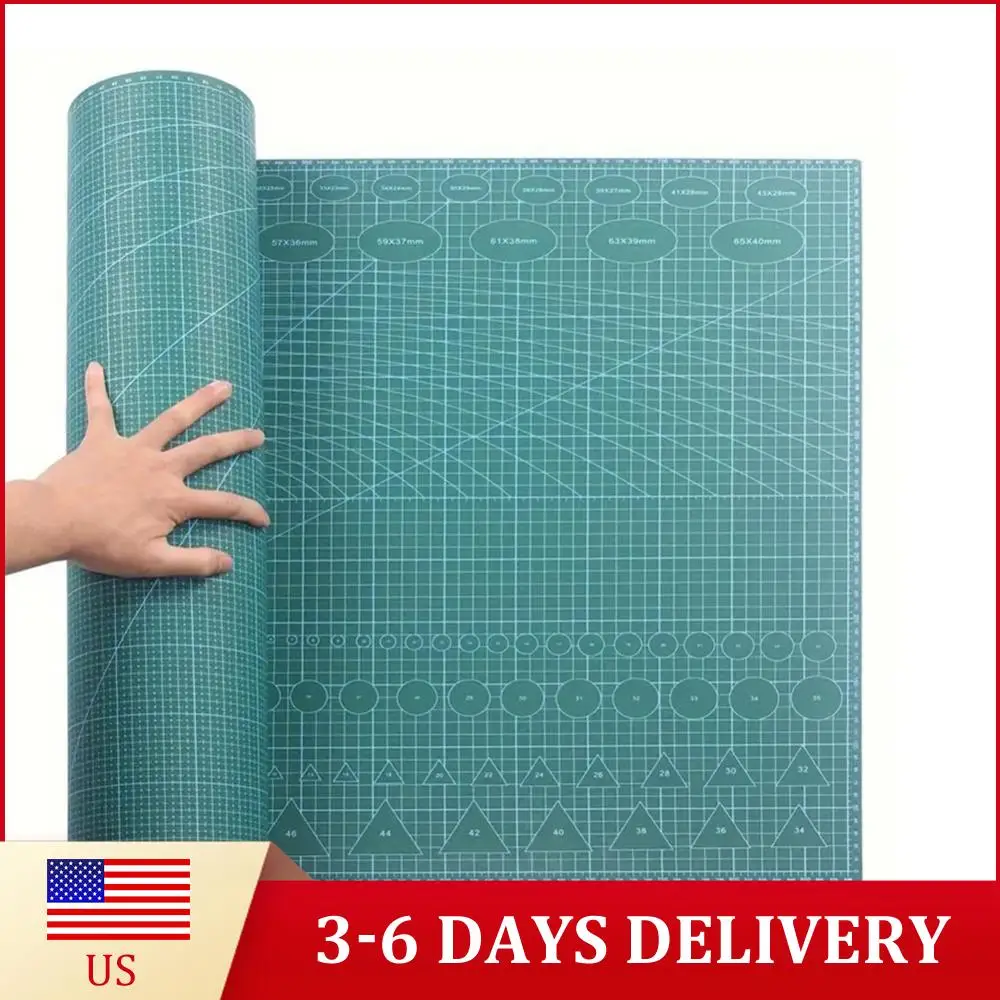 

Самовосстанавливающийся коврик для резки из ПВХ, двусторонняя 3-слойная подложка для резки, вращающаяся доска для скрапбукинга и DIY-проектов