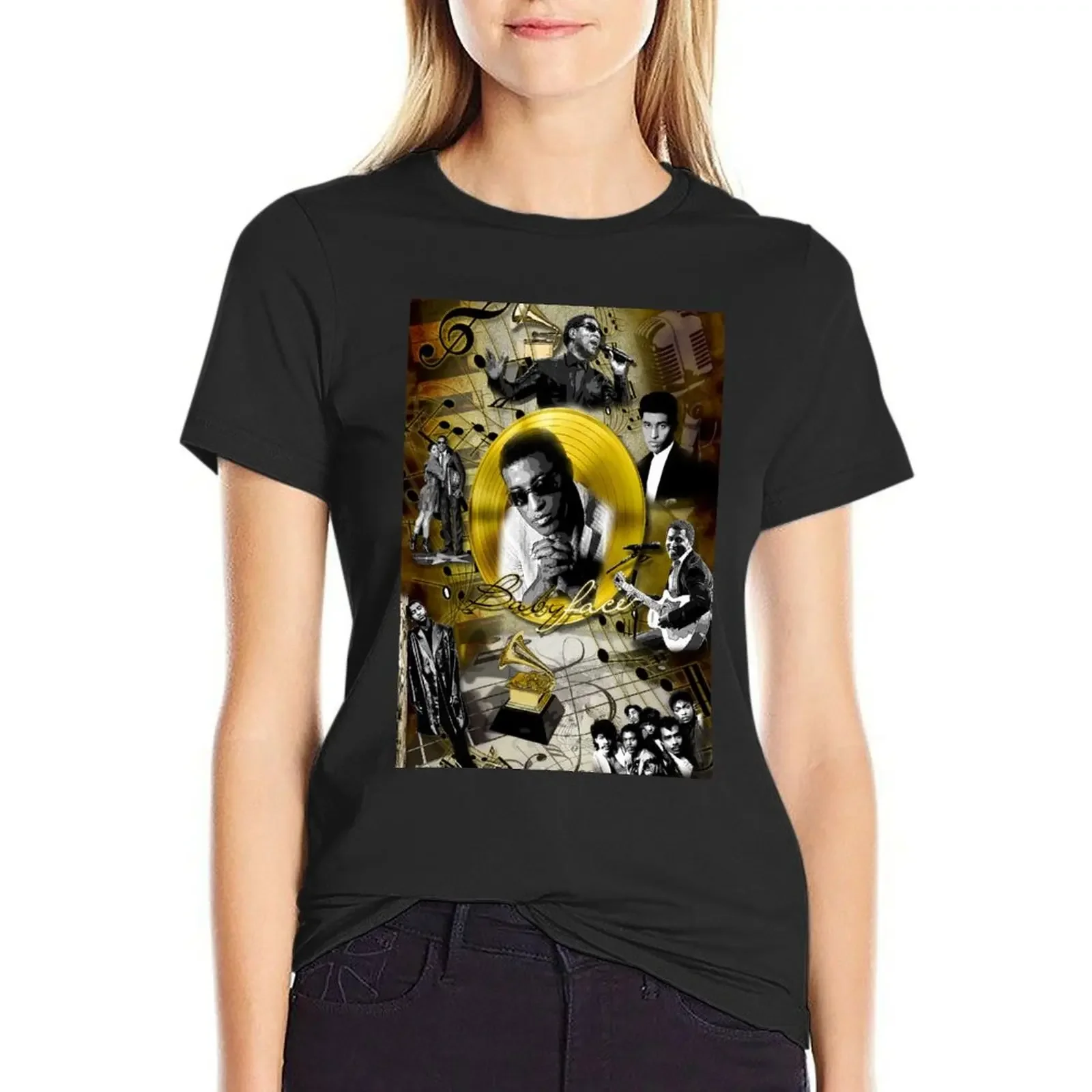 

Babyface All Day Thinking' Shirt T-Shirt animal prinfor summer tops anime Women's clothing