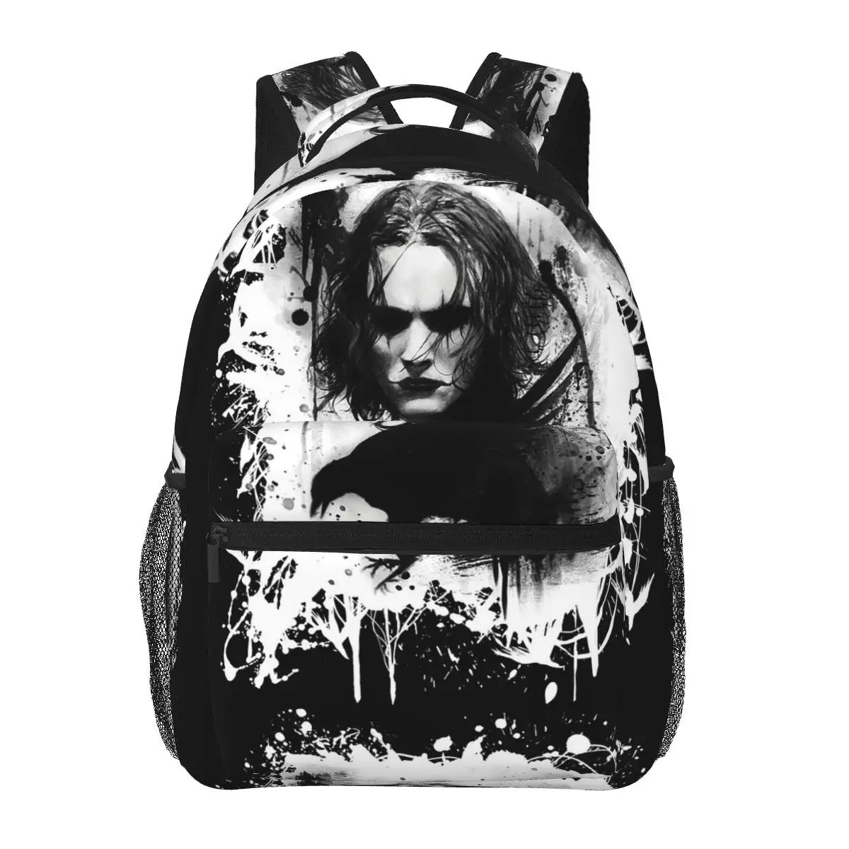 

Eric Draven- The Crow Backpacks Boys Girls Bookbag Children School Bags Cartoon Kids Rucksack Shoulder Bag Large Capacity