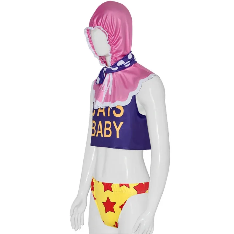 Senor Rosa Cosplay Baby Rollenspiel Outfits Anime One Cosplay Stück Kostüm Erwachsene Männer Fantasy Fancy Dress Up Party Kleidung