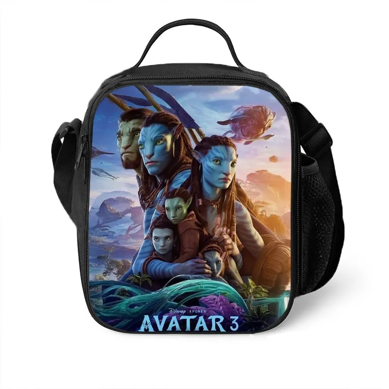 Film Avatar 3, kreative Cartoon-Lunch-Tasche, Anime, tragbar, für Kinder, Essenstasche, Schulausflug, Mittagessen, Picknick, Abendessen, Kühler, Lebensmittel-Mahlzeit-Tasche