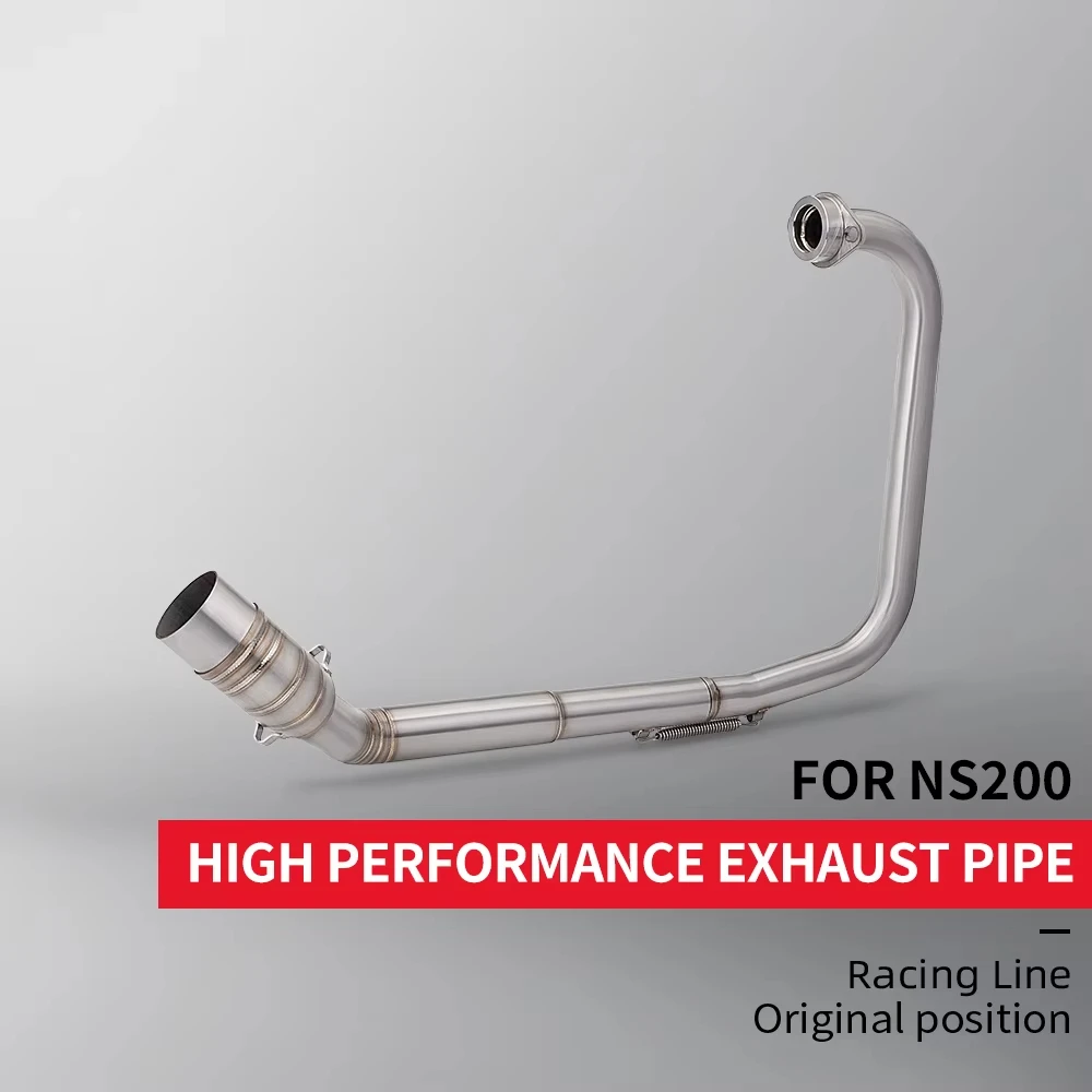 

Motorcycle Exhaust Systems Escape High - Efficiency 51mm For NS200 Front Middle Link Pipe Connection