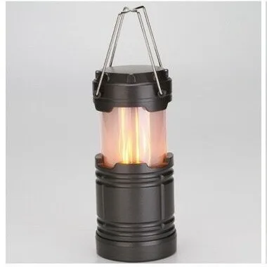 Outdoor camping light, flame light, magnet horse light, tent up, campsite, dry battery up, two-color light up