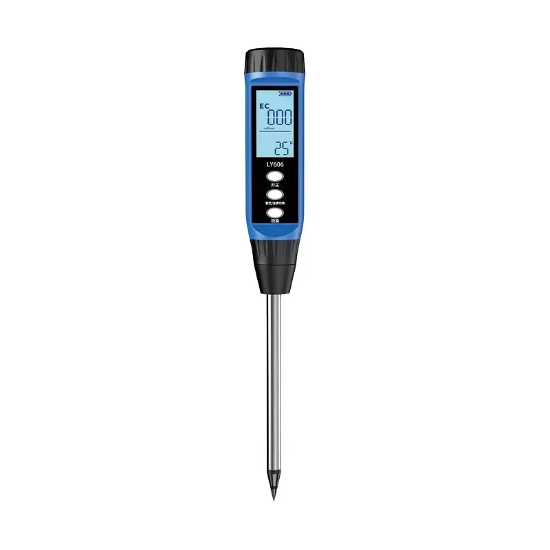High Precision Soil EC Value Conductivity Tester Hydroponic Fertilizer Nutrient Saline-alkali Soil Saline Ground Temperature