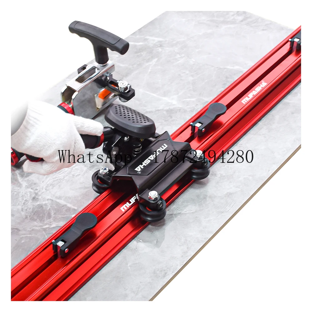 

Портативный ручной плиткорез 1600 мм, профессиональный керамический три режущих лезвия, толкающий нож, станок для резки фарфоровой плиты, инструменты