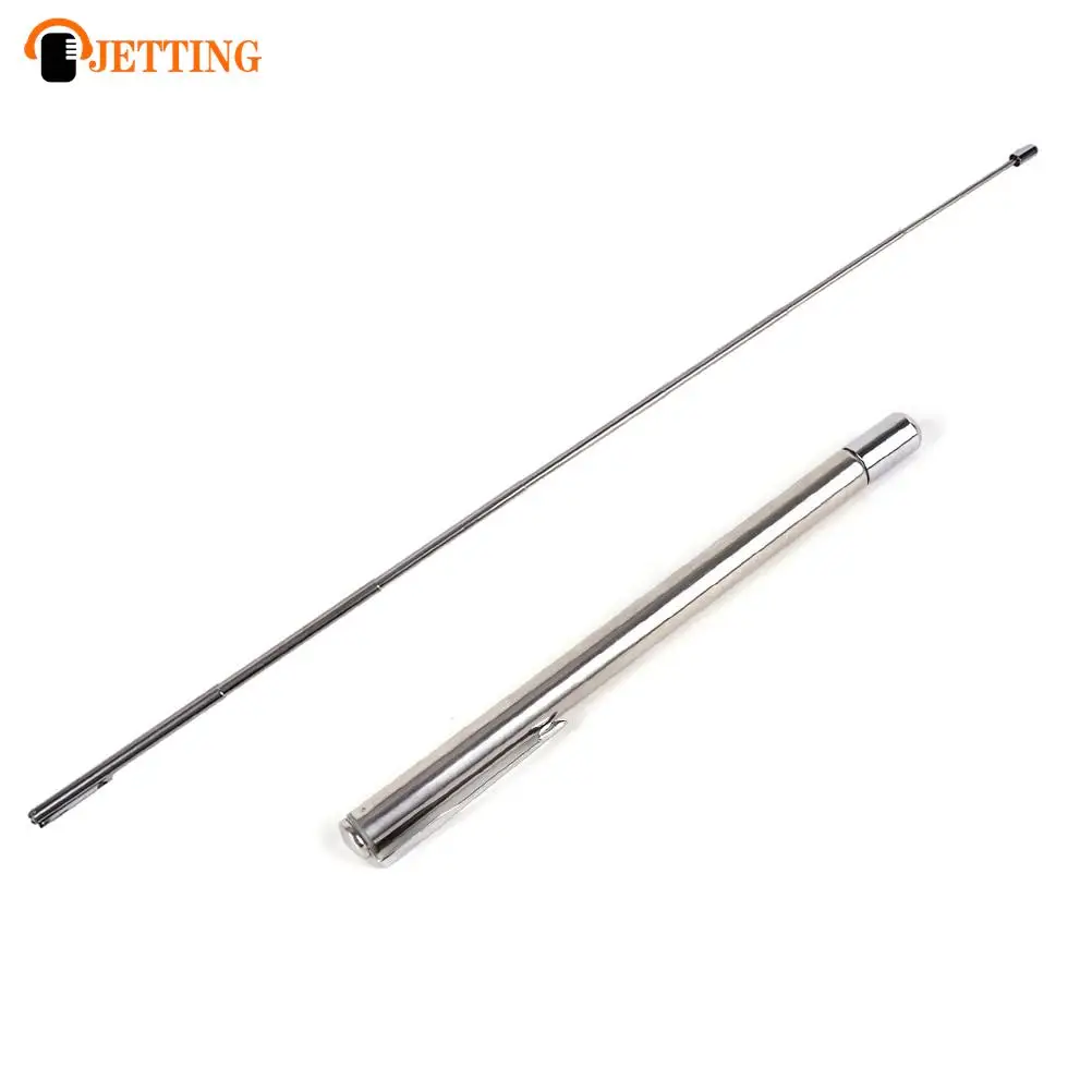 Silver Retractable Handheld Classroom Blackboard Whiteboard Teacher Pointer SP Handheld Retractable Presenter Handheld Pointer