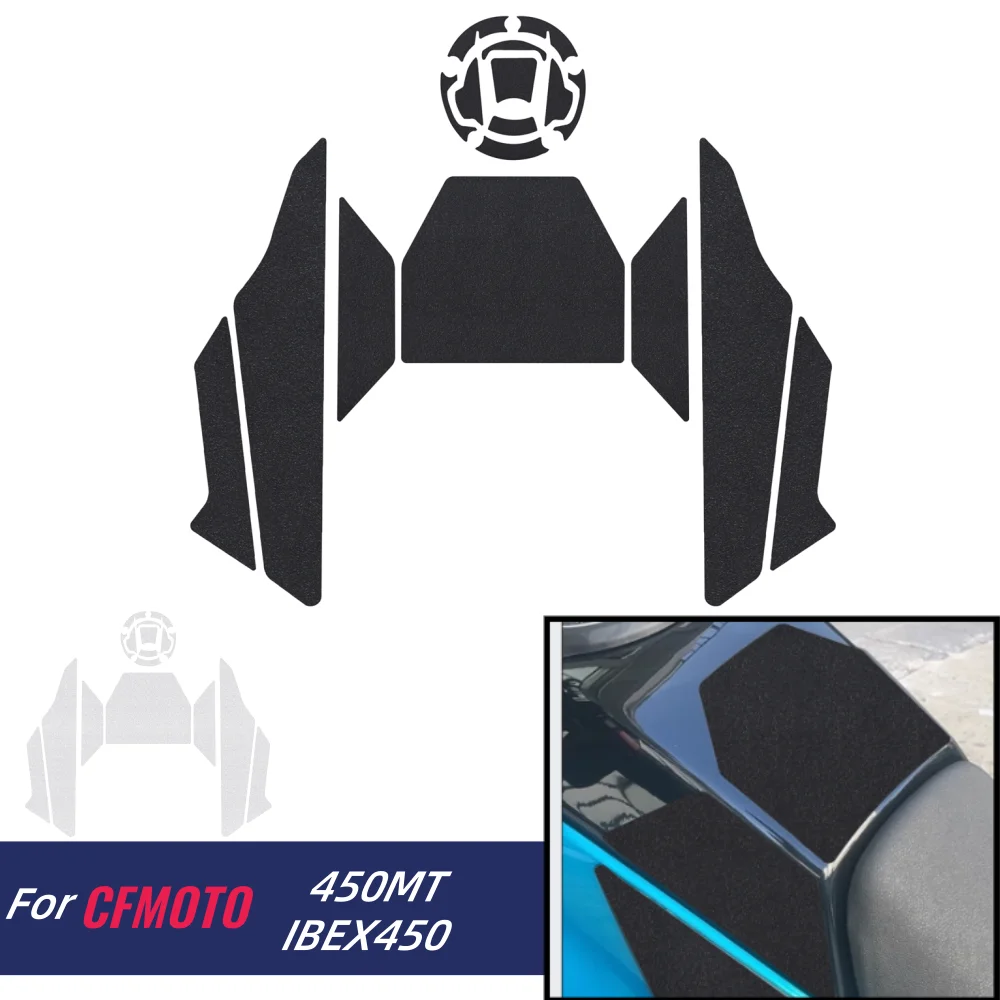 

450MT IBEX450 бак, тяговая боковая накладка, газовое топливо, наколенник, наклейка для CFMOTO 450 MT IBEX, наклейки на мотоцикл, аксессуары