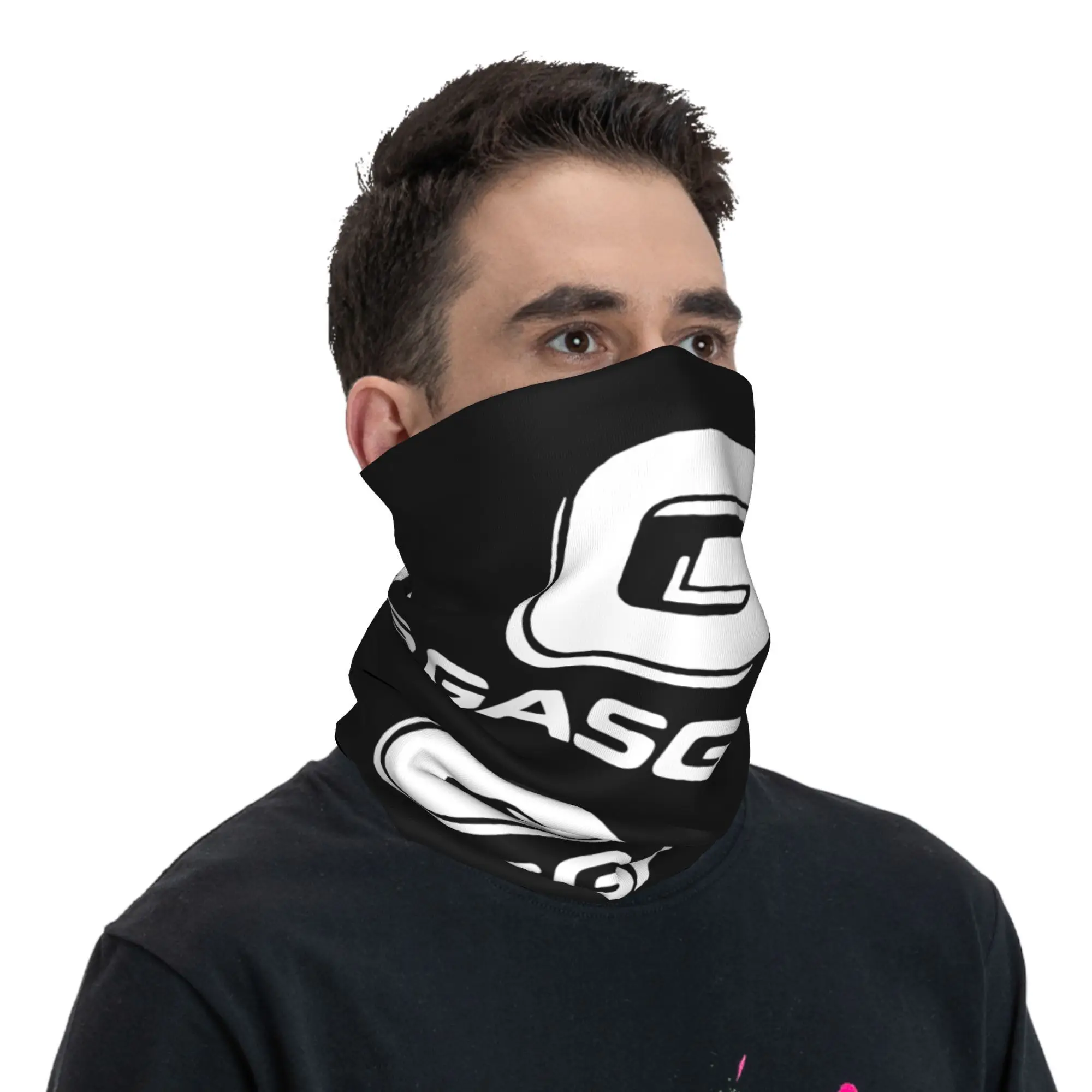 Custom G-Gasgases Logo Motor Bandana Neck Gaiter UV Protection Face Scarf Cover Men Women Racing Headwear Tube Balaclava