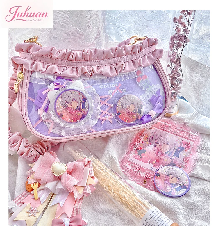 Original women's ltabag Japanese small food mini messenger bags Lolita lace comic exhibition second-dimensional shoulder bag