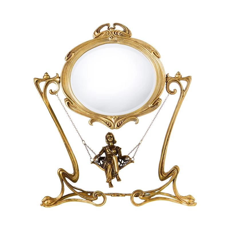 American decorations, makeup mirrors, European palace bedrooms, dressing mirrors, handicraft decorations