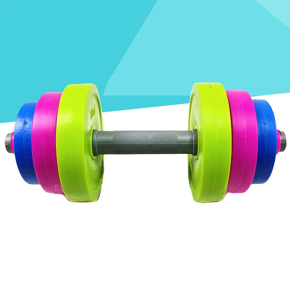 

1 Set Practical Children Dumbbell Bodybuilding Exercise Equipment Training Arm Muscle Fitness for Kids Gym Home (Short Style)