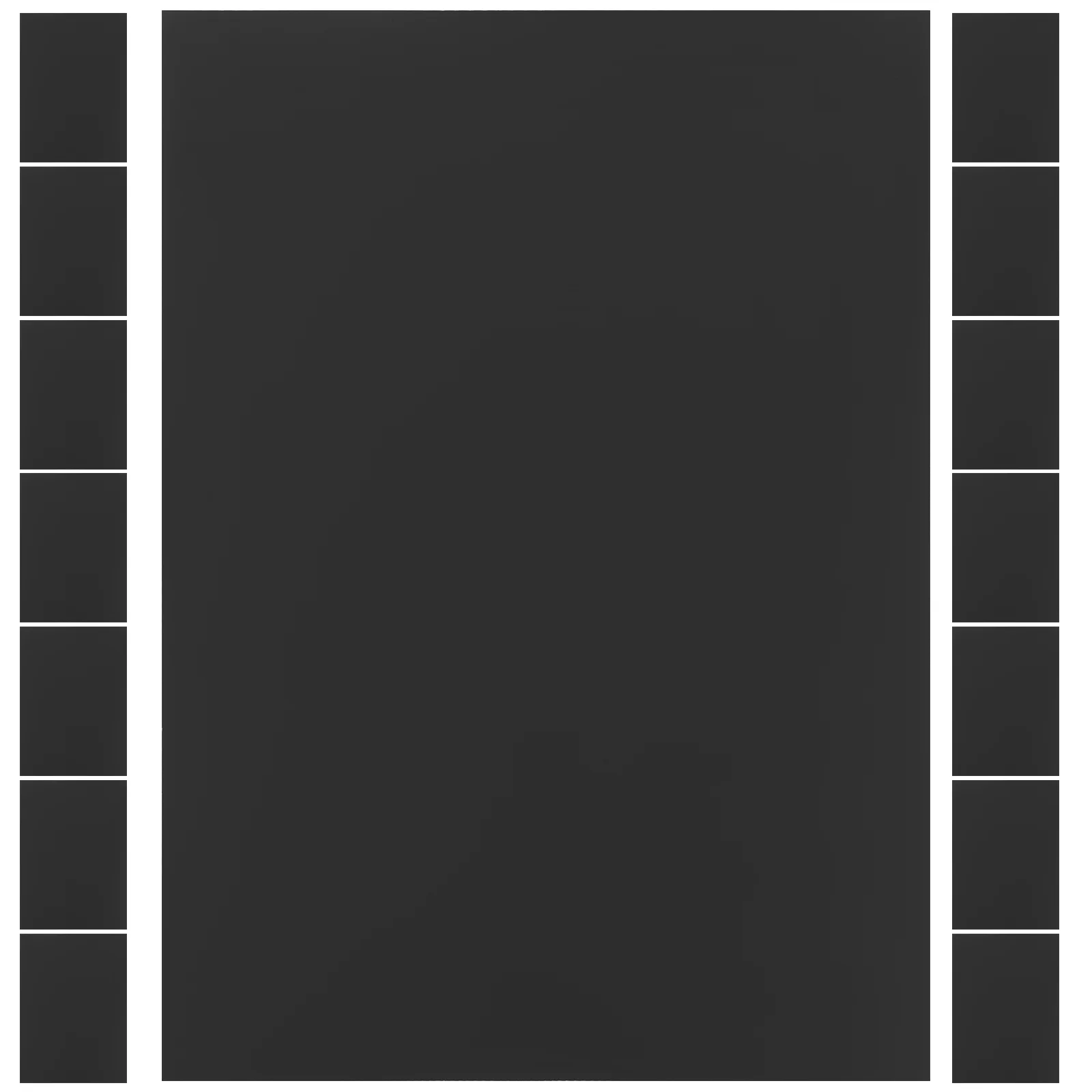 20 Sheets Black Cardboard White Cardstock Paper Business Crafts Making Material