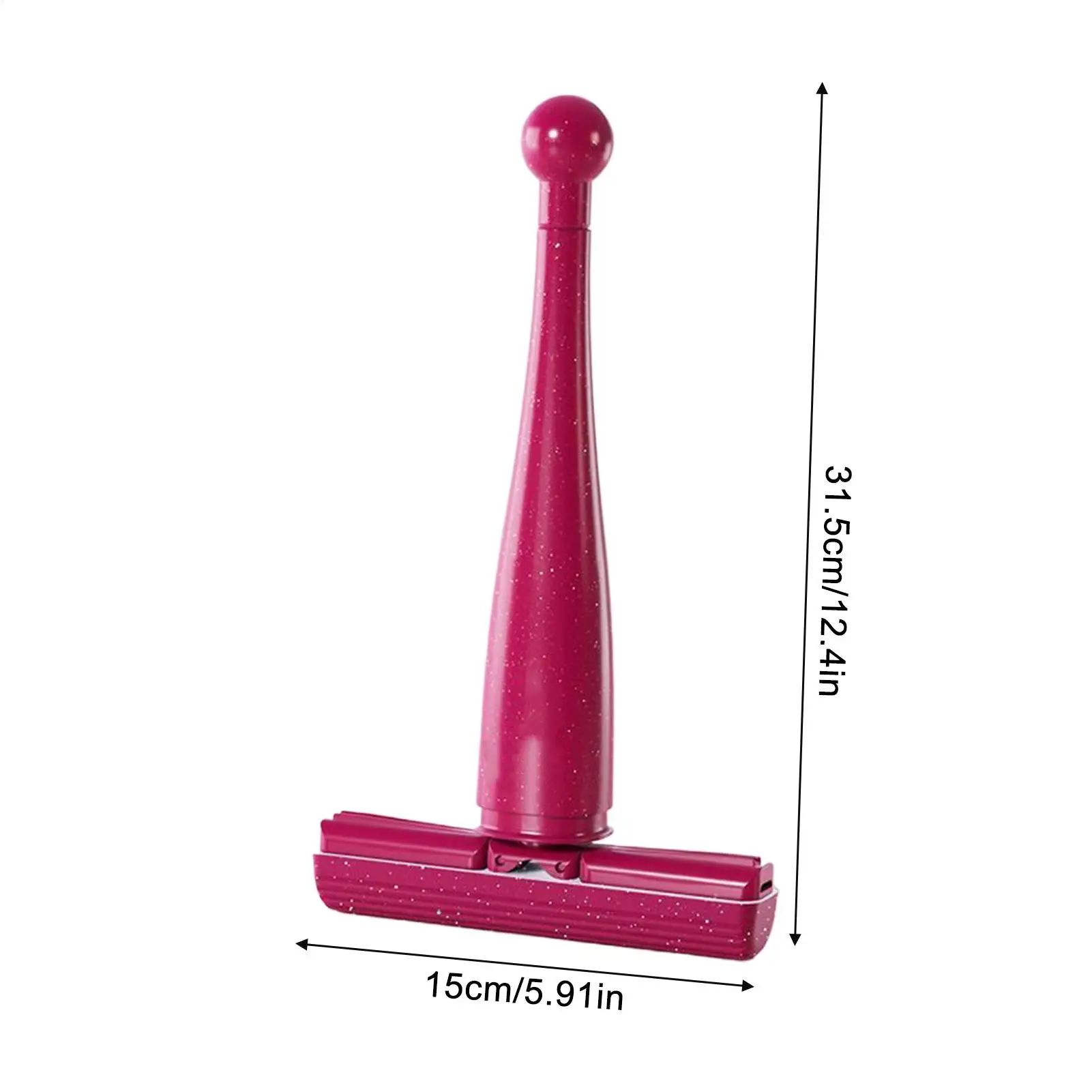 ممسحة صغيرة ذاتية الضغط ممسحة قوية قابلة للطي أدوات تنظيف منزلية لا غسل اليد ممسحة قوية ماصة للحمام المطبخ سطح المكتب #6