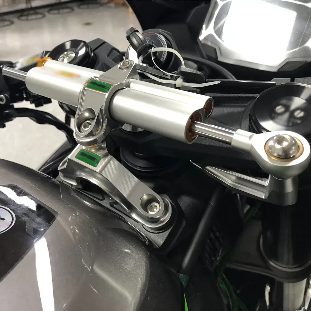 Nuevo Kit de soporte y amortiguador estabilizador de dirección para motocicleta, soporte de montaje para Kawasaki ZX6R ZX 6R 2024 ﻿